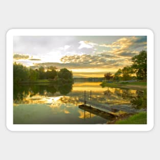 Lake Lancelot Sunset Sticker